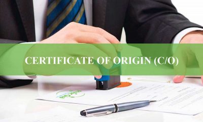 Certificate of Origin