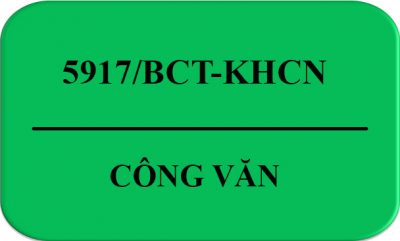 Công Văn 5917/BCT-KHCN Kiểm Tra Nhà Nước Với Thực Phẩm NK