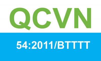 QCVN 54:2011/BTTTT TB Thu Phát Vô Tuyến Có Kỹ Thuật Điều Chế 2,4 GHZ