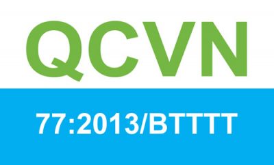 QCVN 77:2013/BTTTT Phổ Tần Số Và Tương Thích Điện Từ Của Máy Phát Hình Kỹ Thuật Số DVB-T2