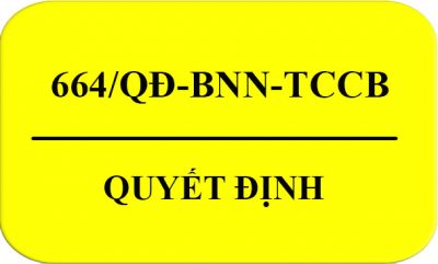 Quyết Định 664/QĐ-BNN-TCCB