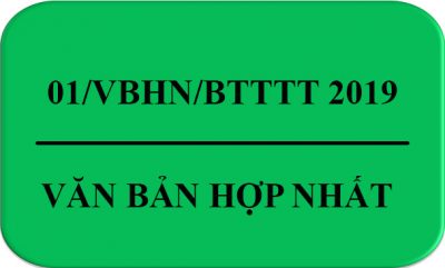 Văn Bản Hợp Nhất 01/VBHN/BTTTT 2019