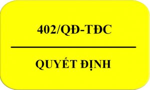 Quyết định 402 QD TDC