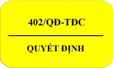 Quyết định 402 QD TDC
