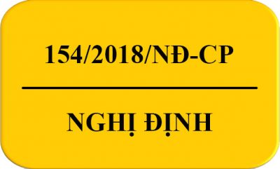 Nghị định 154/2018/NĐ-CP