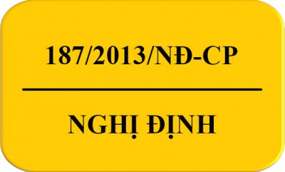 Nghị Định 187/2013/NĐ-CP