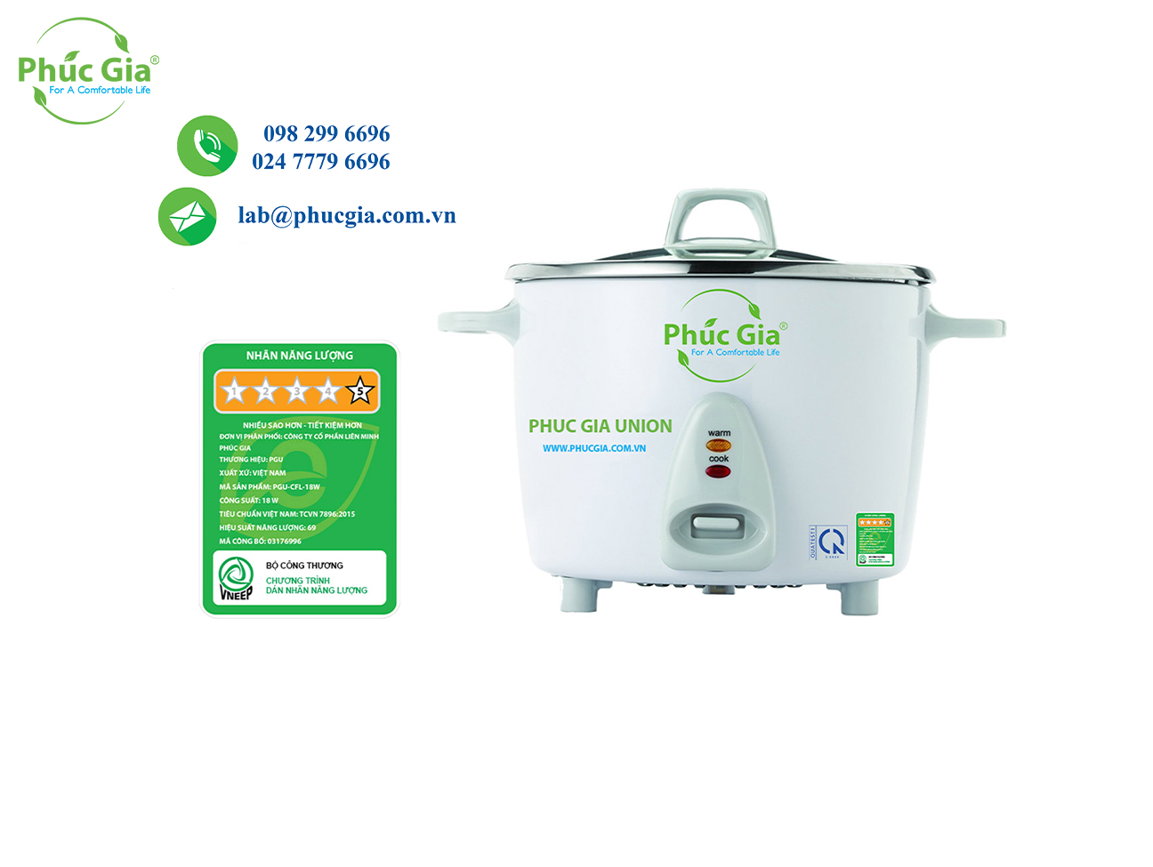 Declaration of Electric Rice Cooker Energy Labeling in Vietnam
