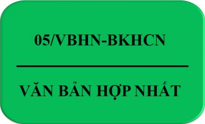 Văn bản hợp nhất 05/VBHN-BKHCN