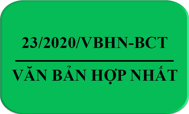 Văn bản hợp nhất số 23/VBHN-BCT