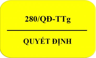 Quyết định phê duyệt chương trình quốc gia