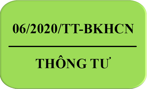 Thông tư 06/2020/TT-BKHCN