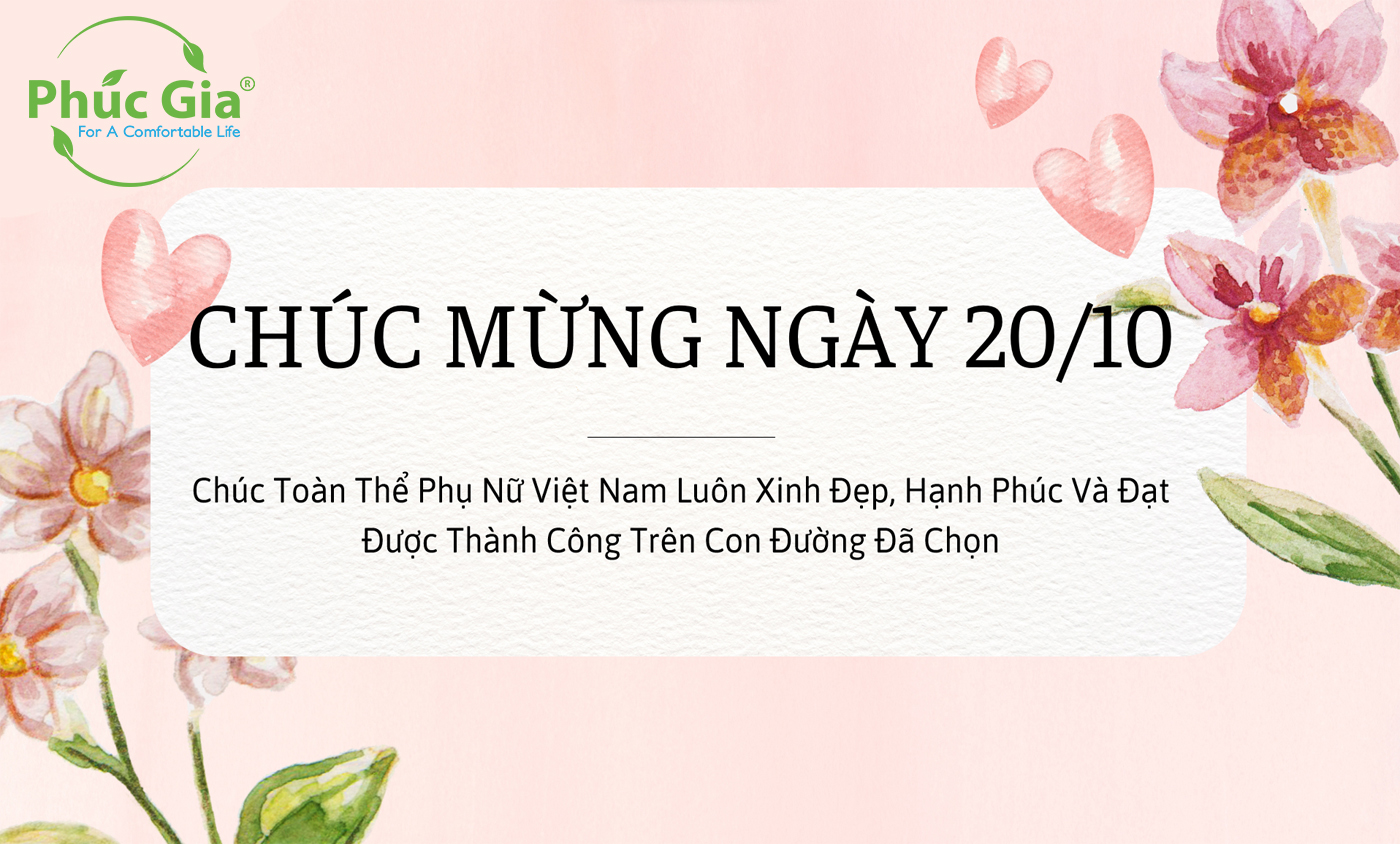 Phúc Gia chúc mừng ngày phụ nữ Việt Nam