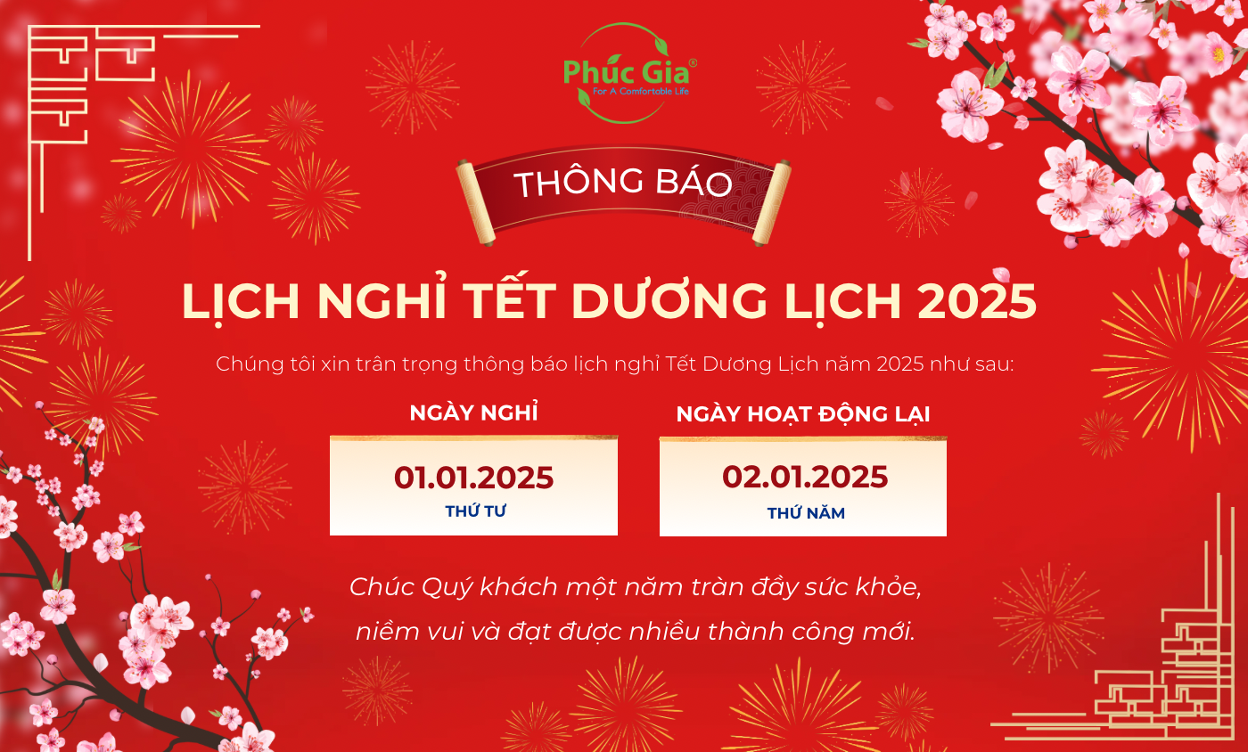 Lịch nghỉ tết dương lịch 2025