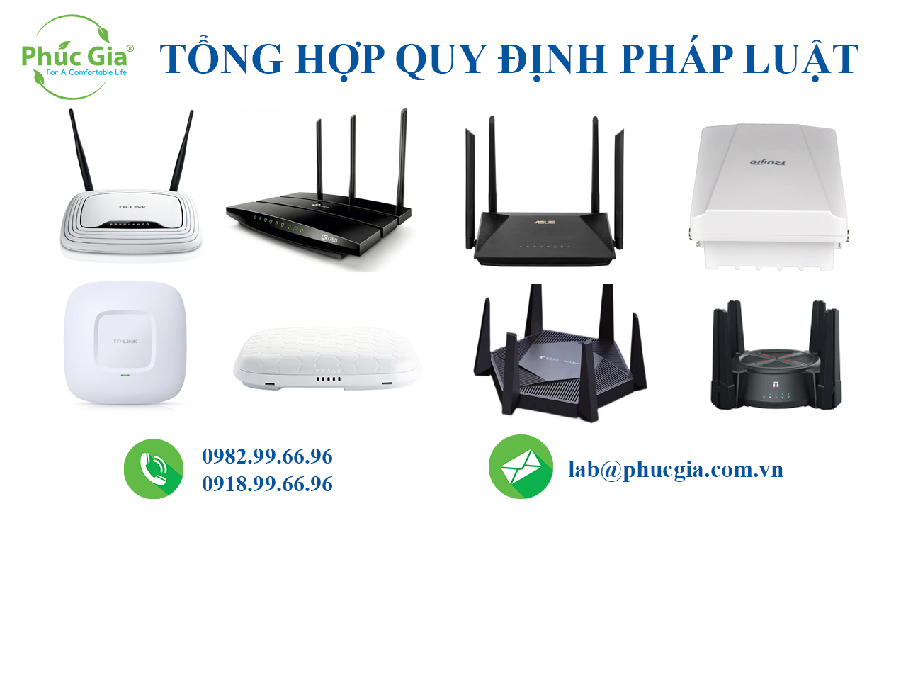 Tổng Hợp Quy Định Pháp Luật Đối Với Thiết Bị Thu Phát Sóng Wifi Router
