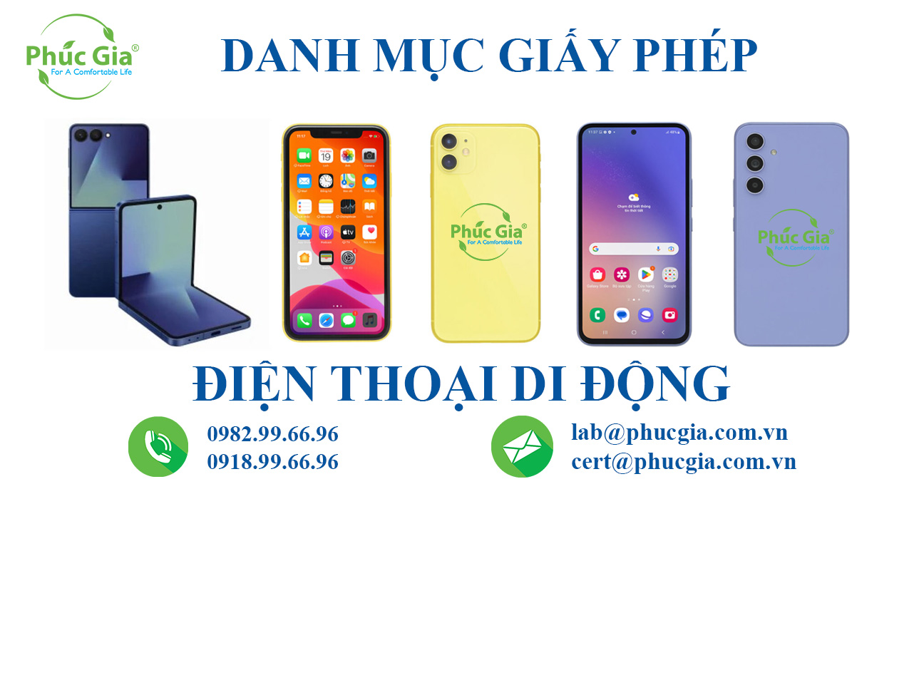 Danh Mục Giấy Phép Đối Với Điện Thoại Di Động