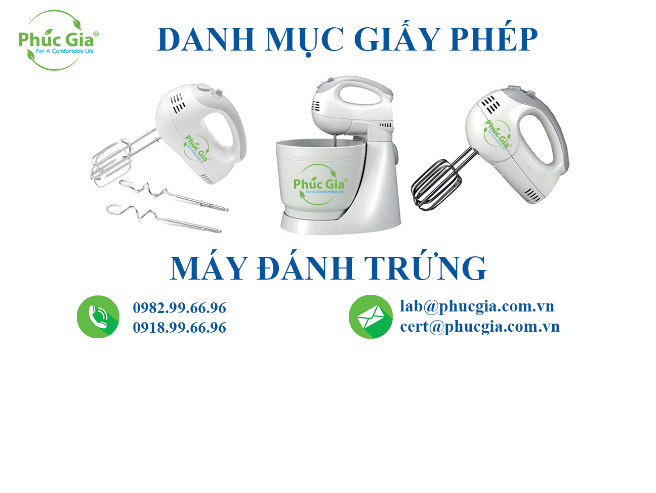 Danh Mục Giấy Phép Đối Với Máy Đánh Trứng