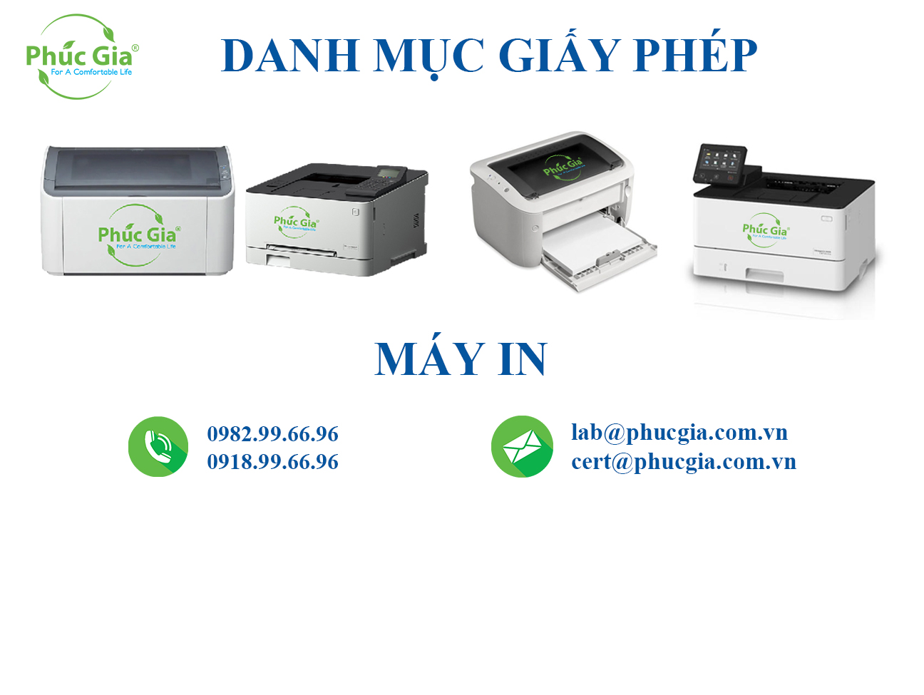 Danh Mục Giấy Phép Đối Với Máy In