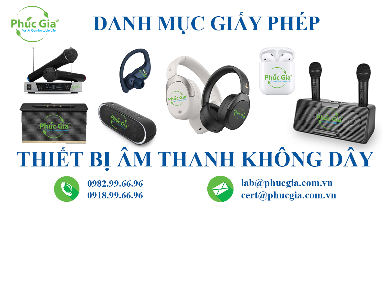 Danh Mục Giấy Phép Thiết Bị Âm Thanh Không Dây
