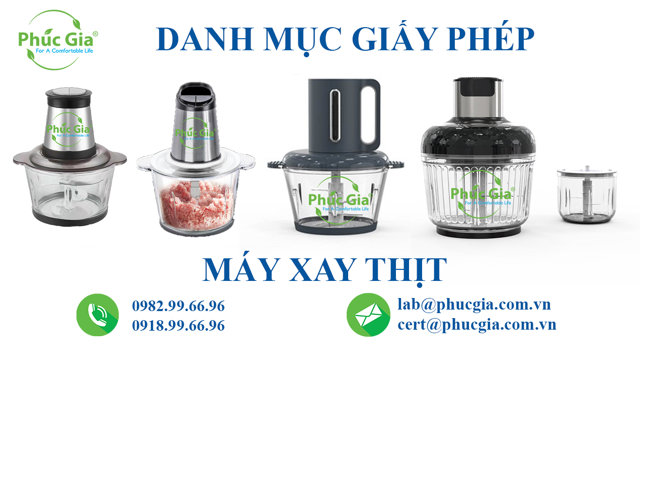 Danh Mục Giấy Phép Đối Với Máy Xay Thịt