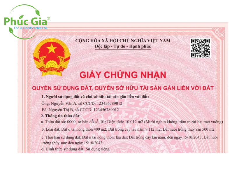 Giấy chứng nhận quyền sử dụng đất (sổ đỏ, sổ hồng) Giấy chứng nhận quyền sử dụng đất (sổ đỏ, sổ hồng)