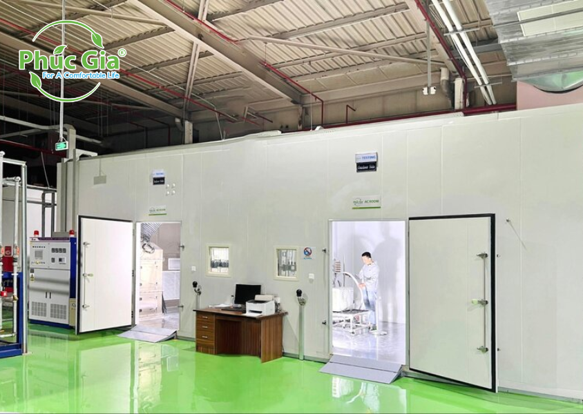 Phòng thử nghiệm tại Phúc Gia