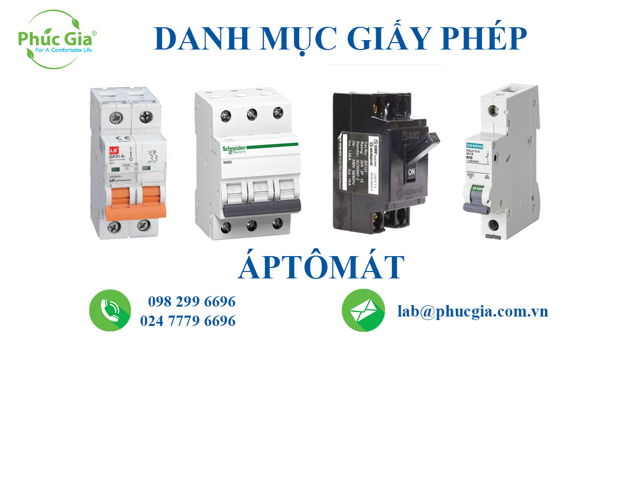 Danh Mục Giấy Phép Đối Với Áptômát