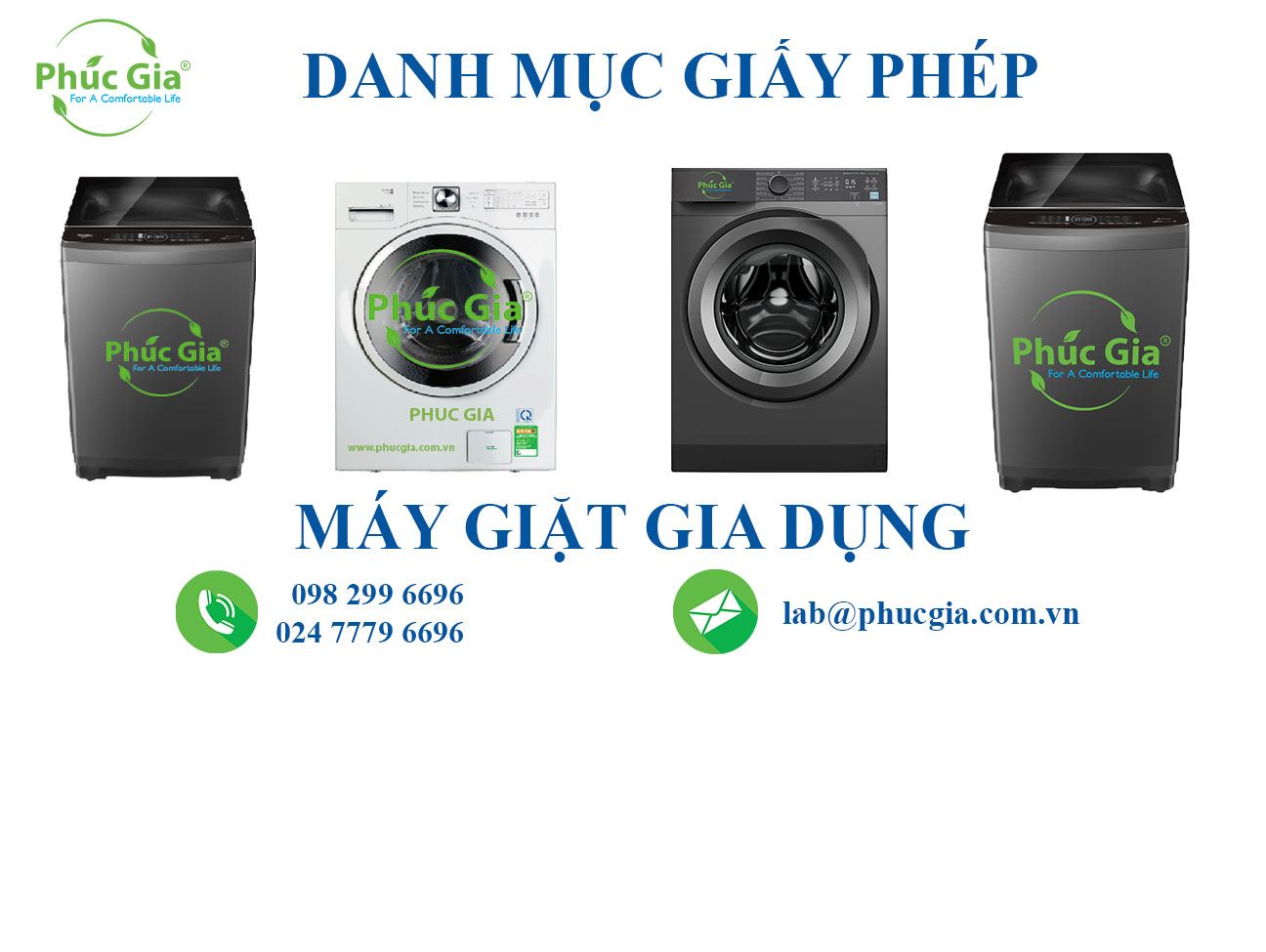 Danh Mục Giấy Phép Đối Với Máy Giặt