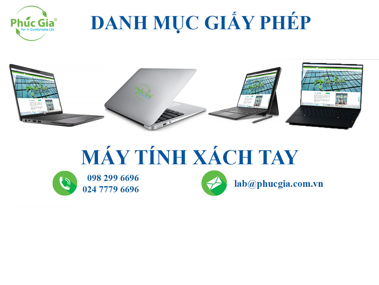 Danh Mục Giấy Phép Đối Với Máy Tính Xách Tay (Laptop)