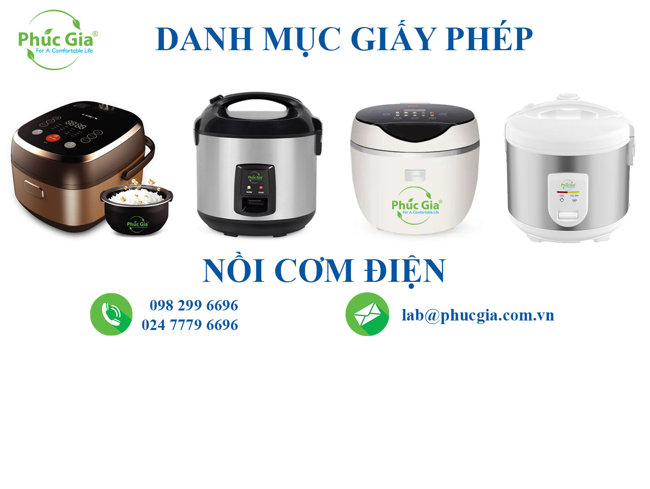Danh Mục Giấy Phép Đối Với Nồi Cơm Điện