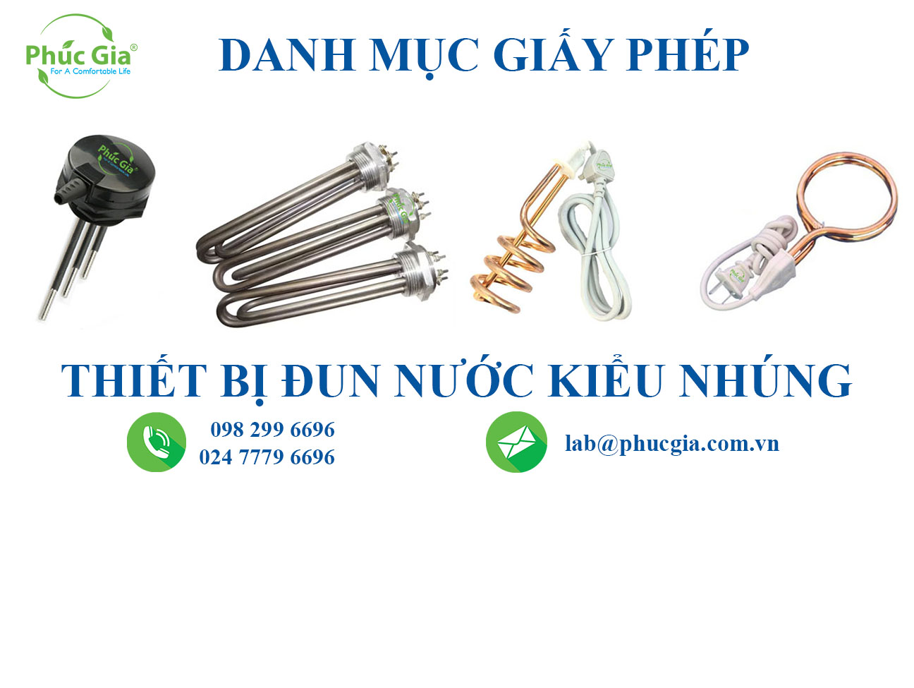 Danh Mục Giấy Phép Đối Với Thiết Bị Đun Nước Kiểu Nhúng