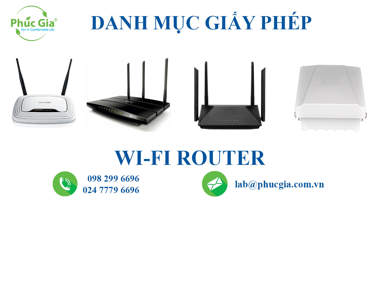 Danh Mục Giấy Phép Đối Với WiFi Router