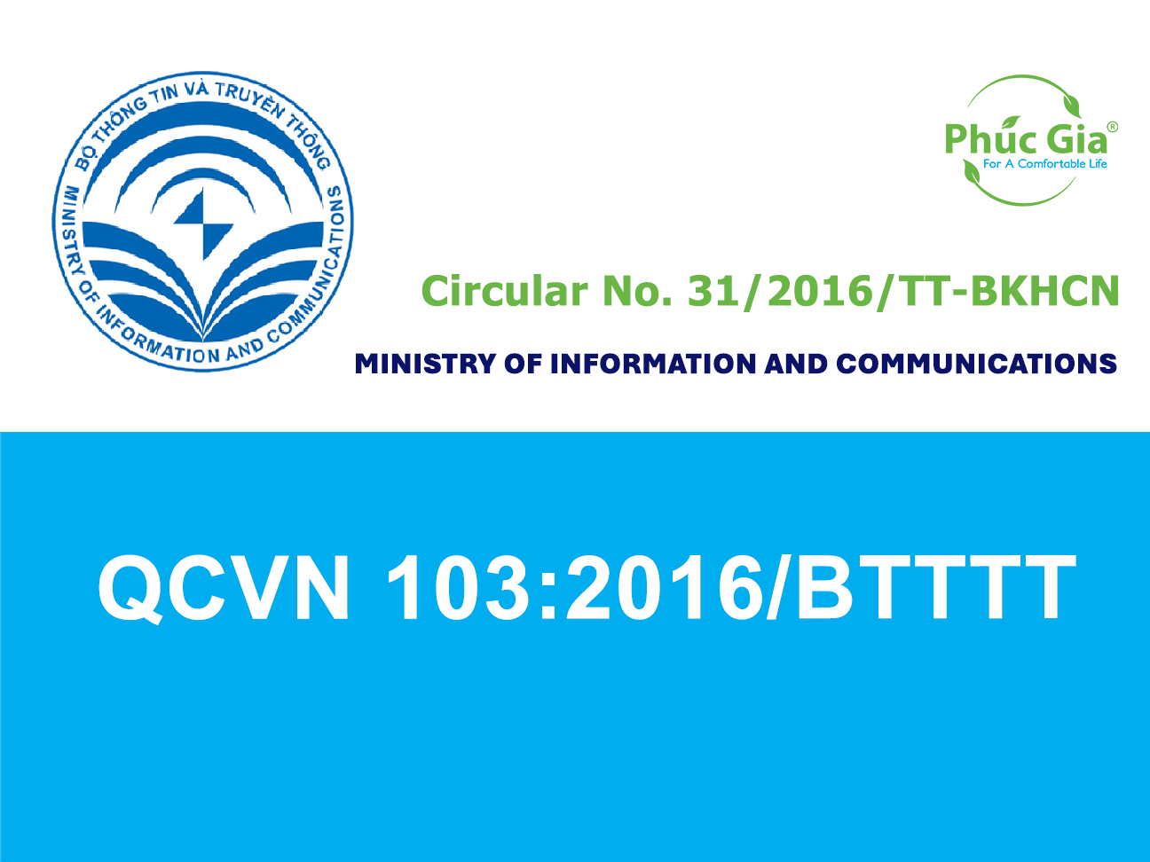 QCVN 103:2016/BTTTT on Electromagnetic Compatibility for GSM, W-CDMA FDD and LTE