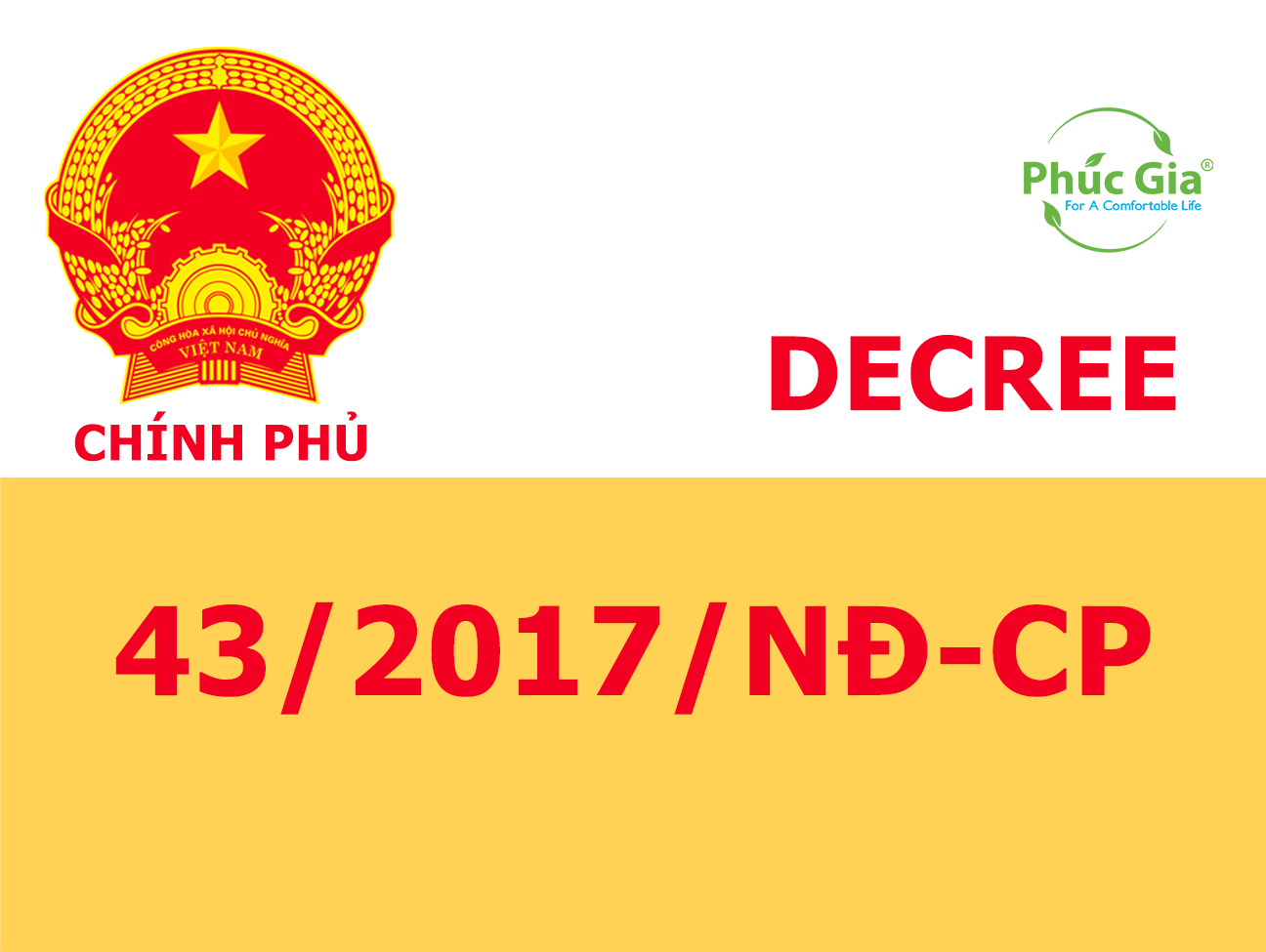 Decree 43/2017/NĐ-CP on Goods Labeling