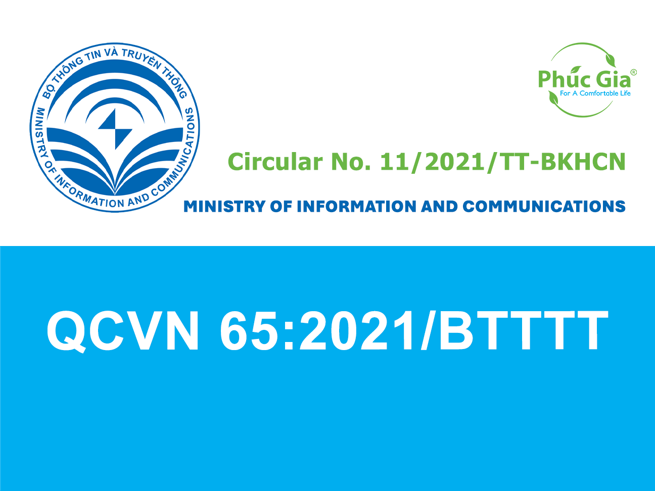 Circular No. 11/2021/TT-BTTTT – QCVN 65:2021/BTTTT National Technical Regulation on Radio Access Equipment Operating in the 5 GHz Band