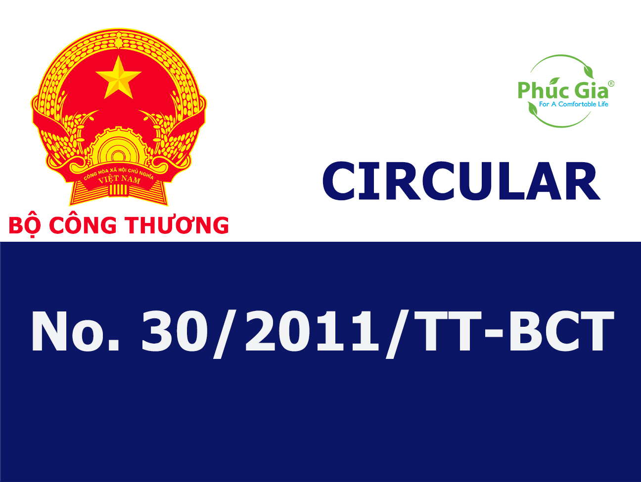 Circular 30/2011/TT-BCT on Limiting the Content of Chemicals