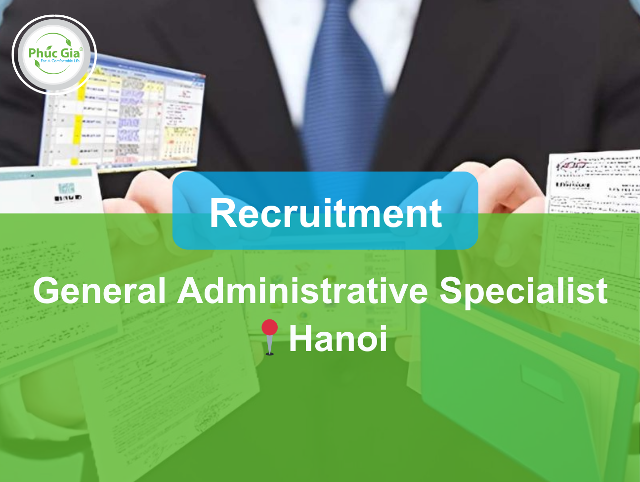 Recruitment for General Administrative Specialist in Hanoi