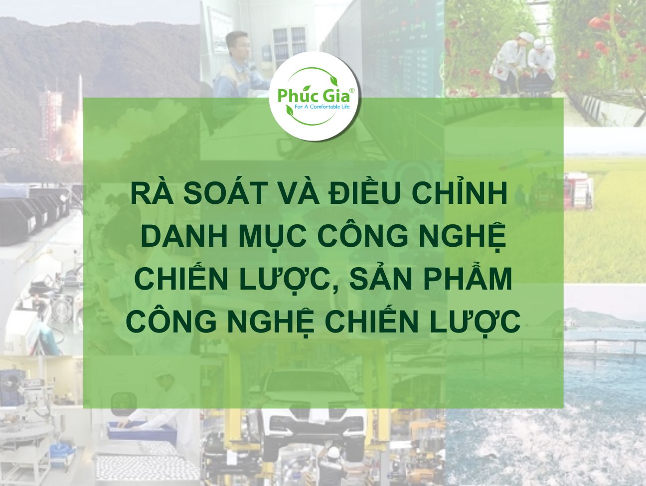 Rà Soát Và Điều Chỉnh Danh Mục Công Nghệ Chiến Lược, Sản Phẩm Công Nghệ Chiến Lược