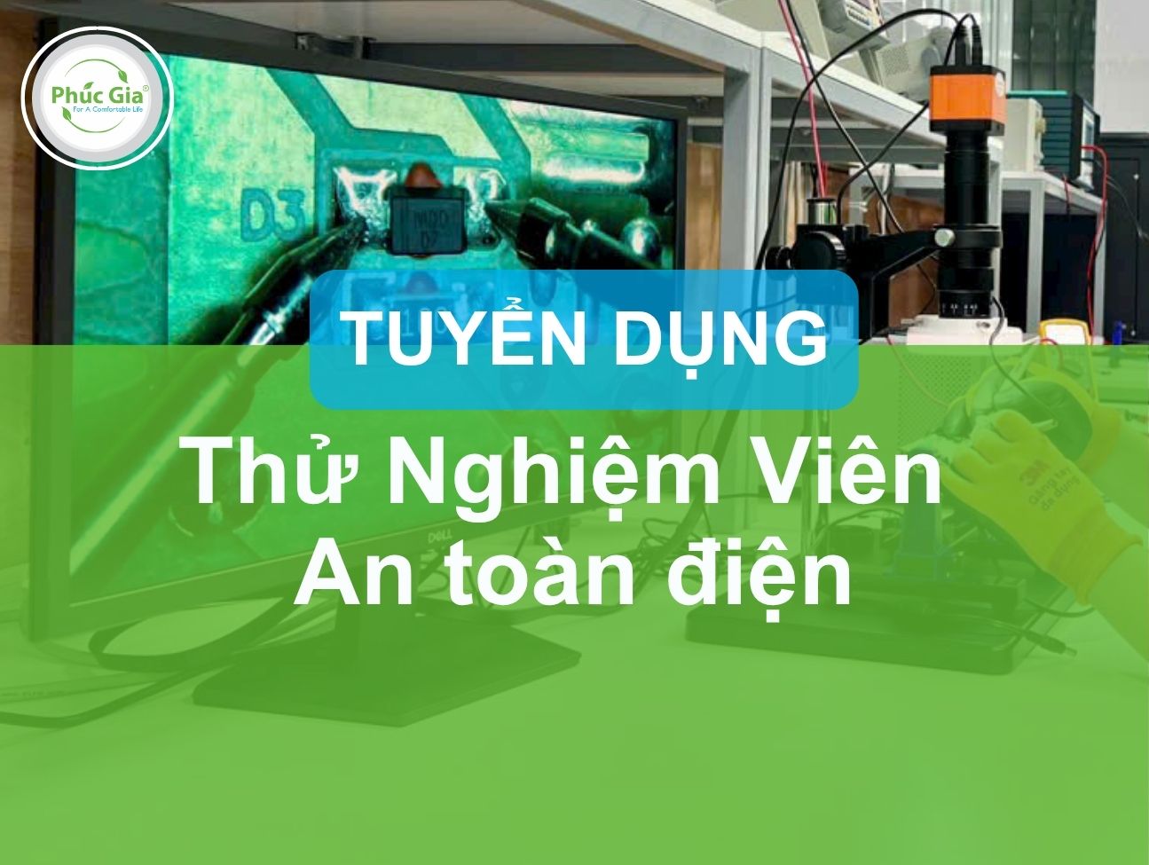 Tuyển Dụng Thử Nghiệm Viên An Toàn Điện