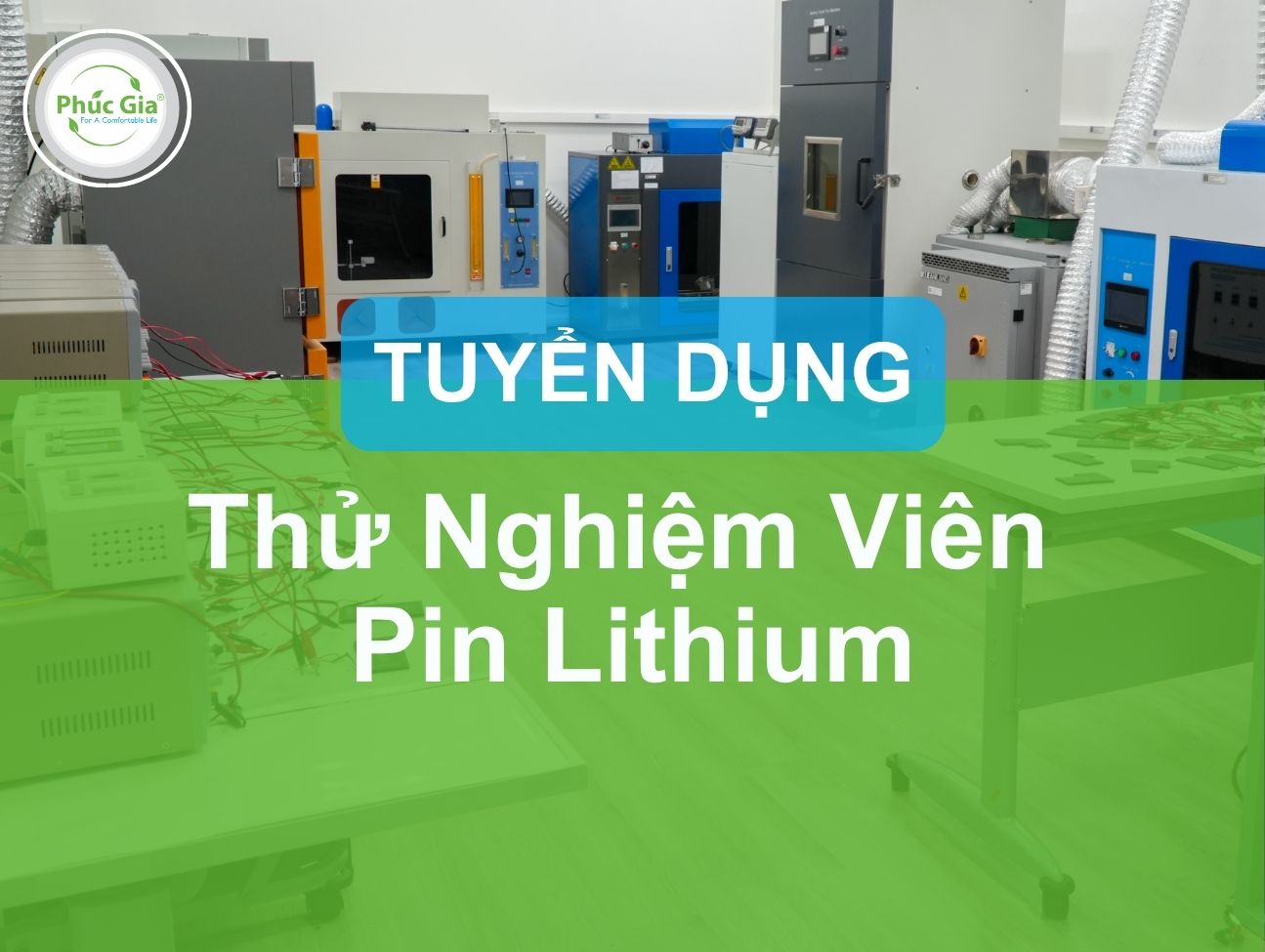 Tuyển Dụng Thử Nghiệm Viên Pin Lithium