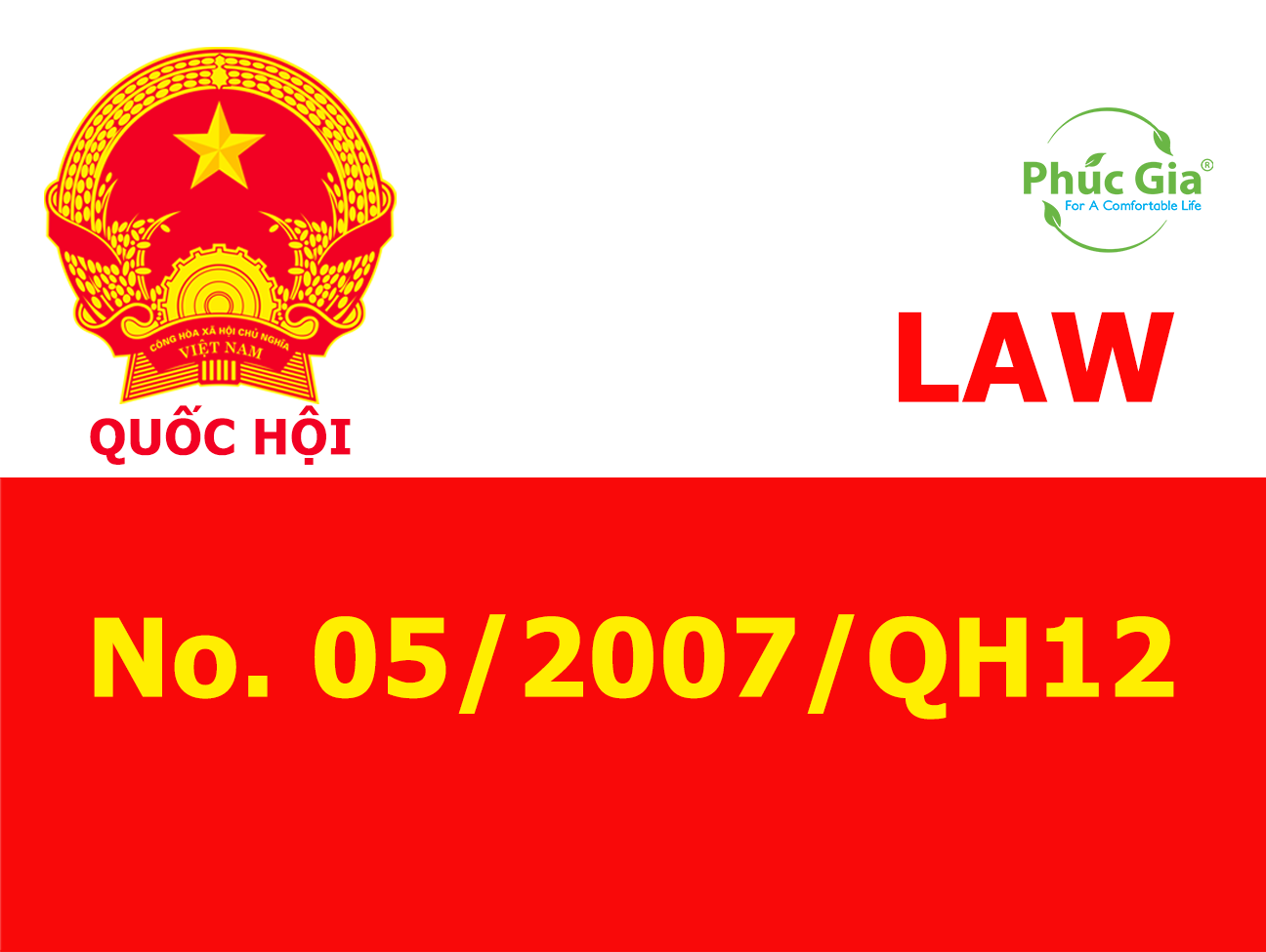 The 2007 Law on Products and Goods Quality