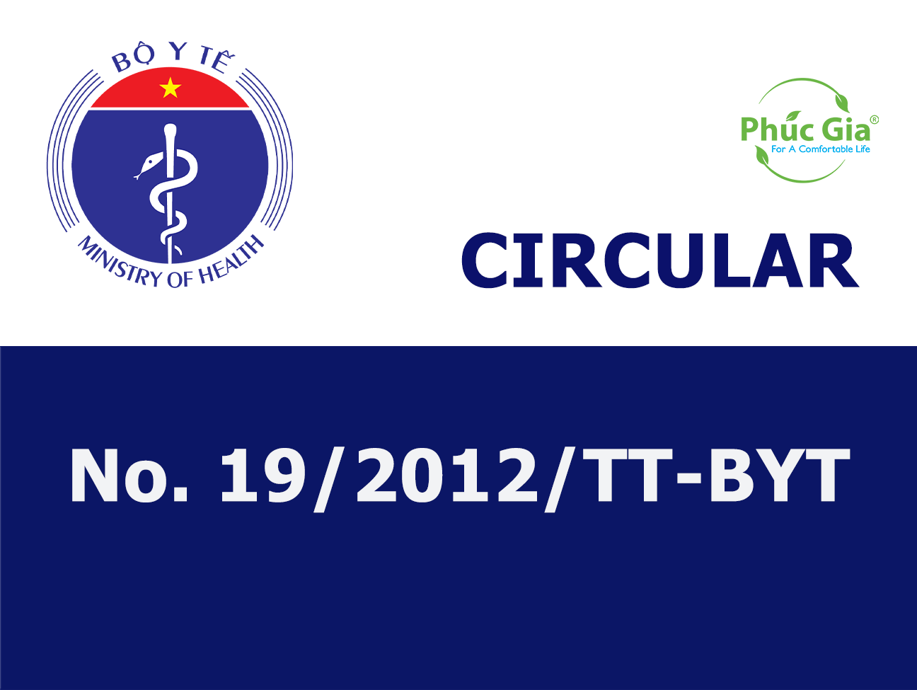 Circular No. 19/2012/TT-BYT on Guidance on the Food Safety Declaration