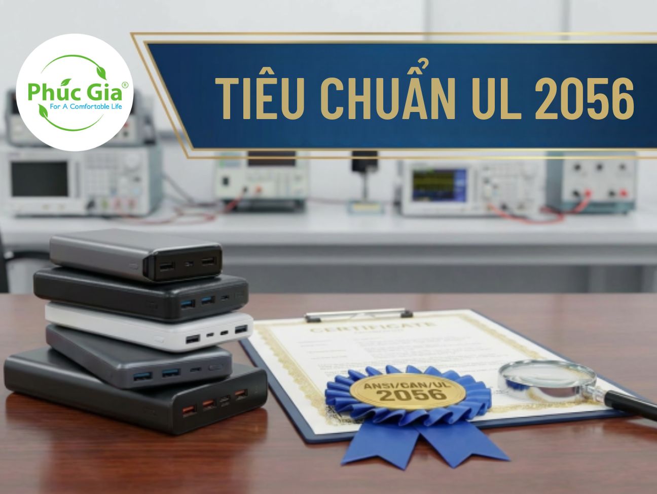 Nâng Cao An Toàn Cho Sạc Dự Phòng Với Tiêu Chuẩn UL 2056 Trong Kỷ Nguyên Số