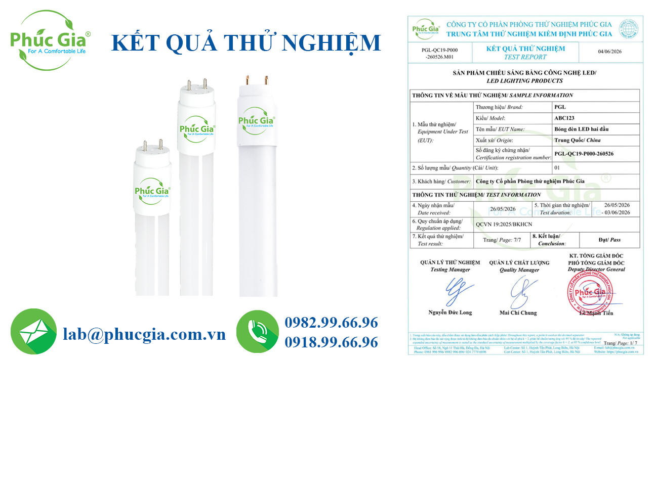 Kết Quả Thử Nghiệm Nguy Hiểm Ánh Sáng Xanh Đối Với Đèn LED Tube Theo QCVN 19:2025/BKHCN